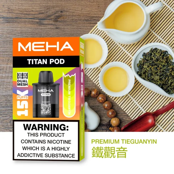 20251216203413.webp 【買3贈主機】MEHA魅嗨 TITAN 15000口專用煙彈|15ml Mesh網芯擊喉,台灣現貨正品安全超取