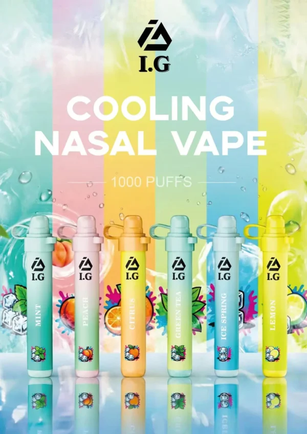 1-5 I.G 夏威夷 1000口 鼻通 鼻吸薄荷棒|6款清新香氣 涼感提神隨身舒暢必備,台灣現貨正品快速出貨