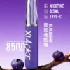 8b2c17ea1d548700b8e9ec2a9e768390.jpg XIAOKE 梟客 8500口拋棄式電子煙|8.5ml儲油量 3%丁鹽 支援Type-C充電,台灣現貨正品快速出貨