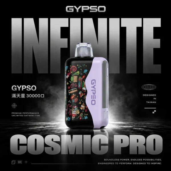 ChatGPT Image 2026年8月7日 下午06_39_48 GYPSO 滿天星 30000口拋棄式電子煙|14W-21W雙模式雙功率 Dual Mesh雙網芯 18ml巨量油艙,台灣現貨正品快速出貨
