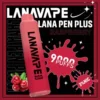 LANA一次性9000口-覆盆子-scaled-1-300x300 LANA PEN PLUS 9000口拋棄式電子煙|15ml巨量儲油 3%丁鹽 Mesh網芯,台灣現貨正品快速出貨