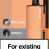 RELX悅刻x-box-16000口拋棄式電子煙-橙色主機 RELX 悅刻 X-BOX 16000口 換彈拋棄式電子煙套裝|12W-16W雙段功率調節 Mesh網狀芯 3%丁鹽,台灣現貨正品快速出貨
